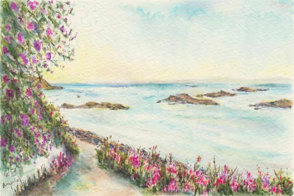 Along the Seaside Path