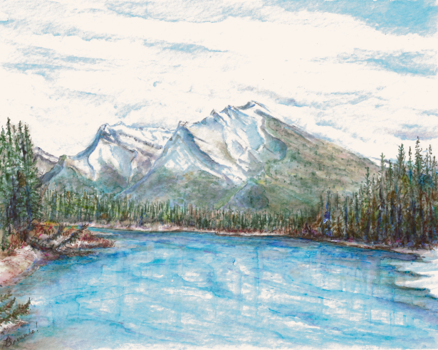 Downstream from Canmore